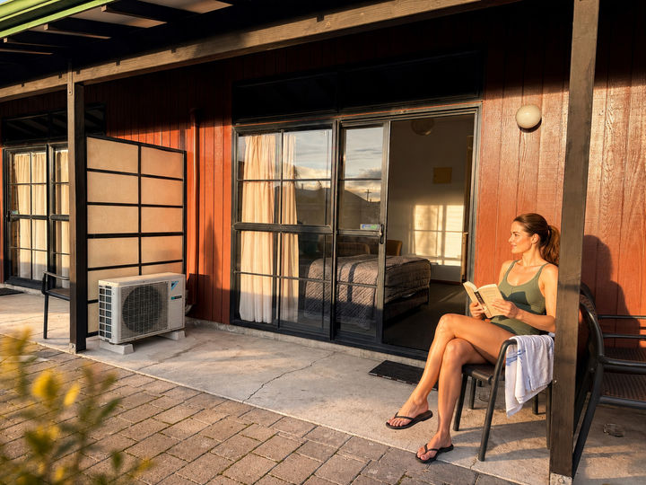 Relaxing after exploring Gisborne NZ