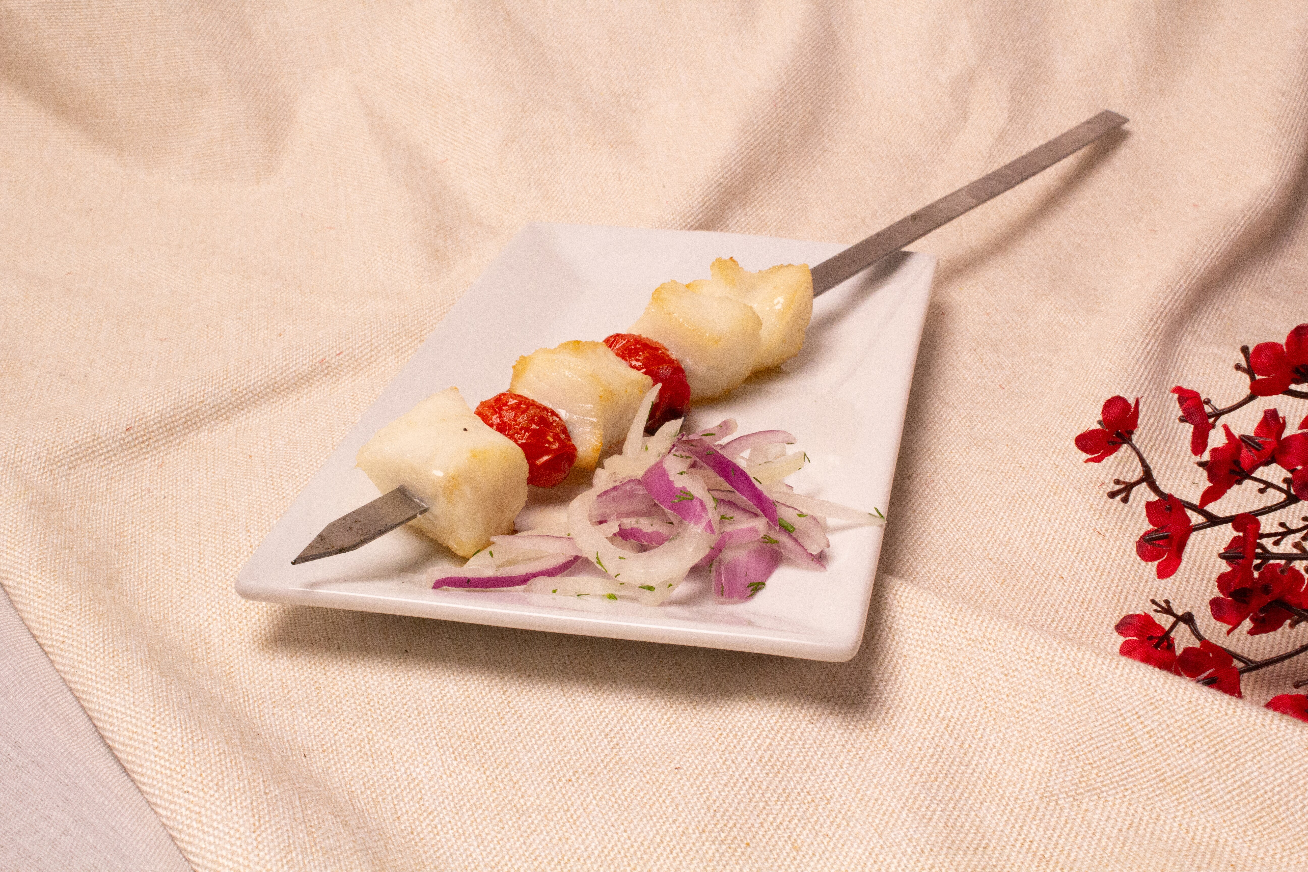 Seabass-Kebab