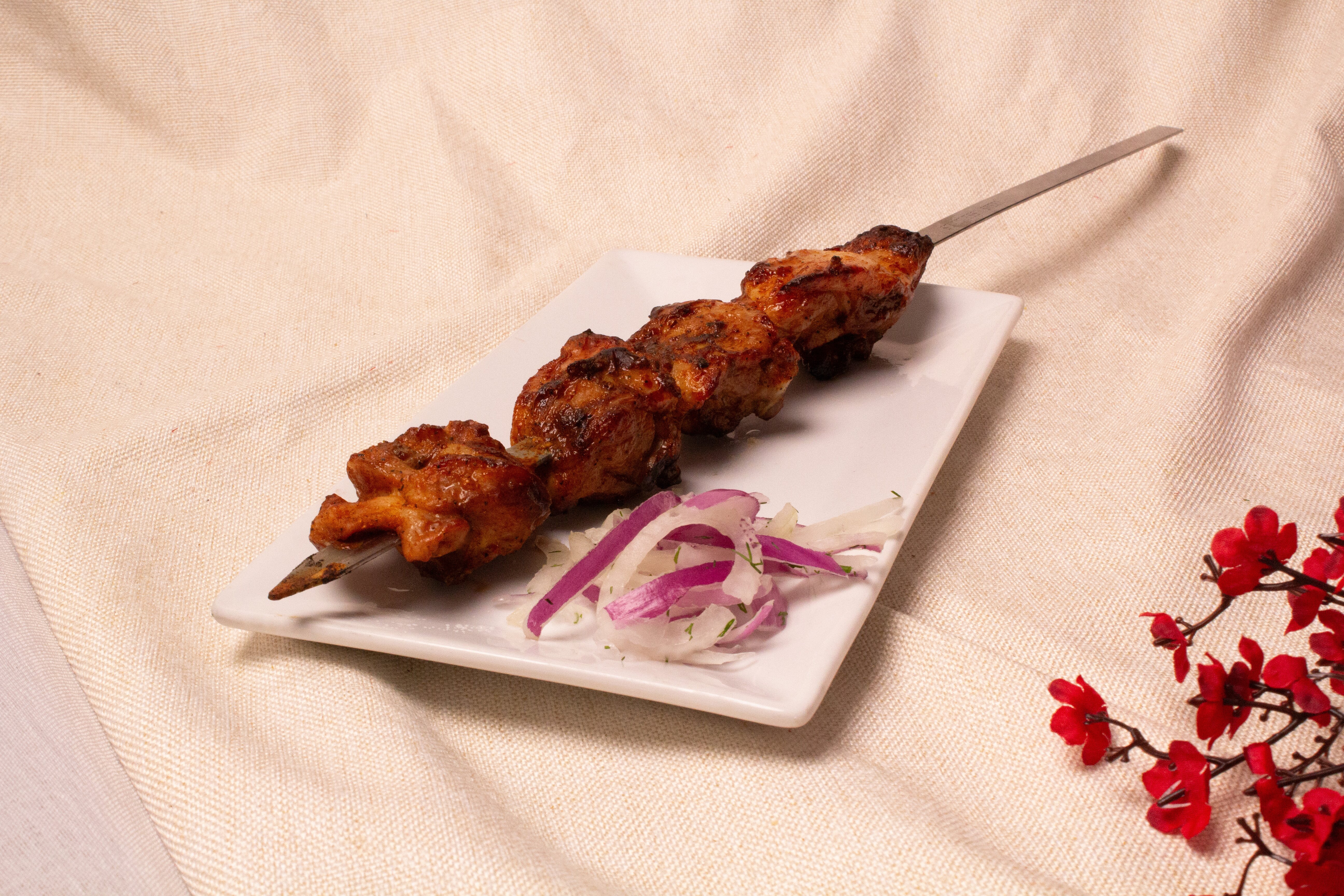 Chicken-Kebab with Bones
