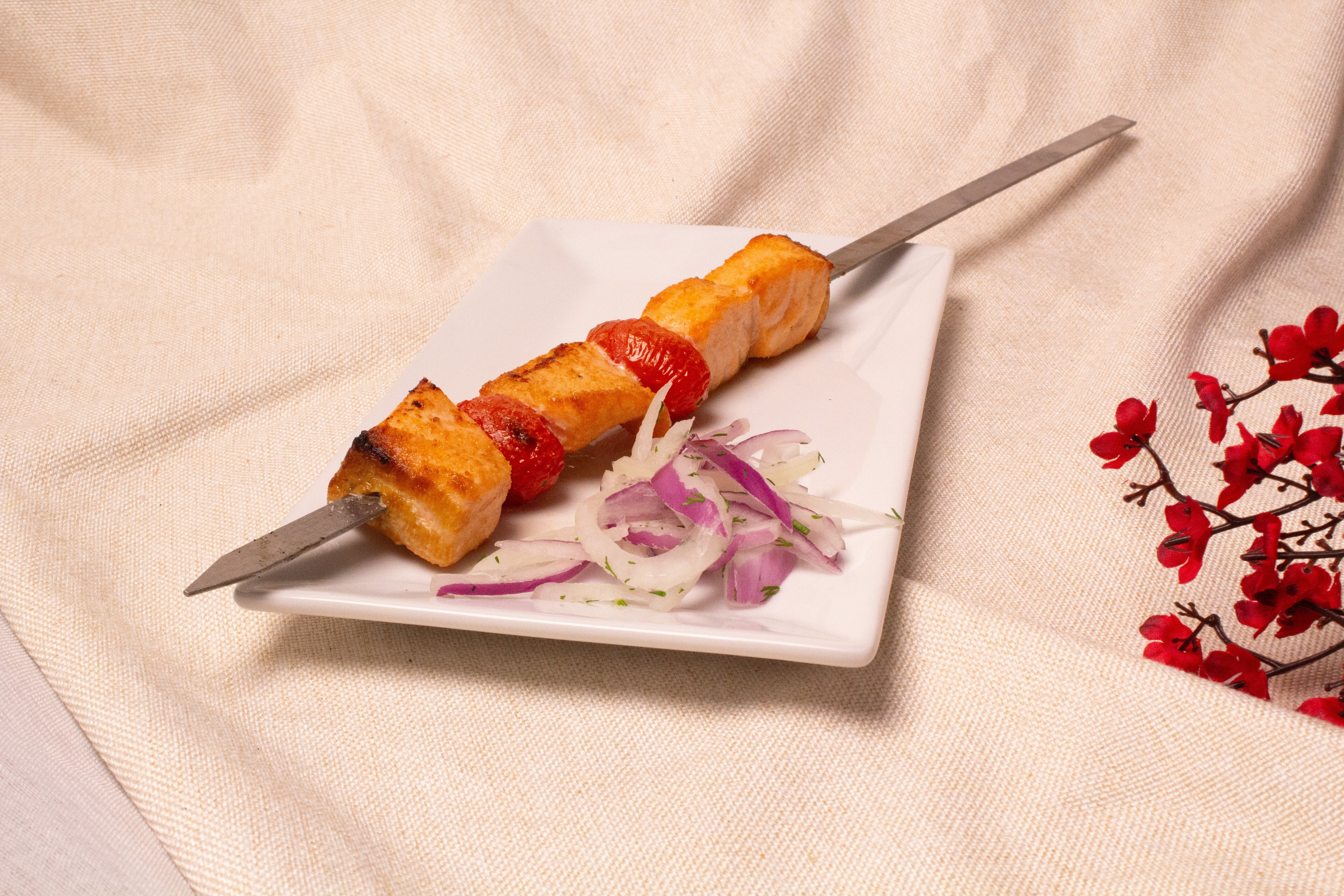 Salmon-Kebab