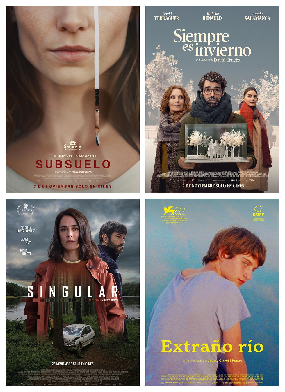 CUATRO PELIS ESPAÑOLAS INTERESANTES