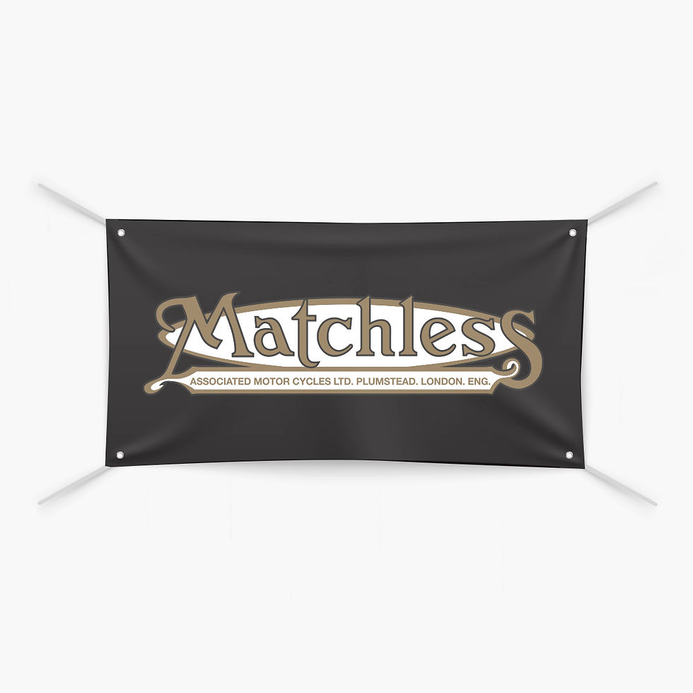 Matchless Garage Banner