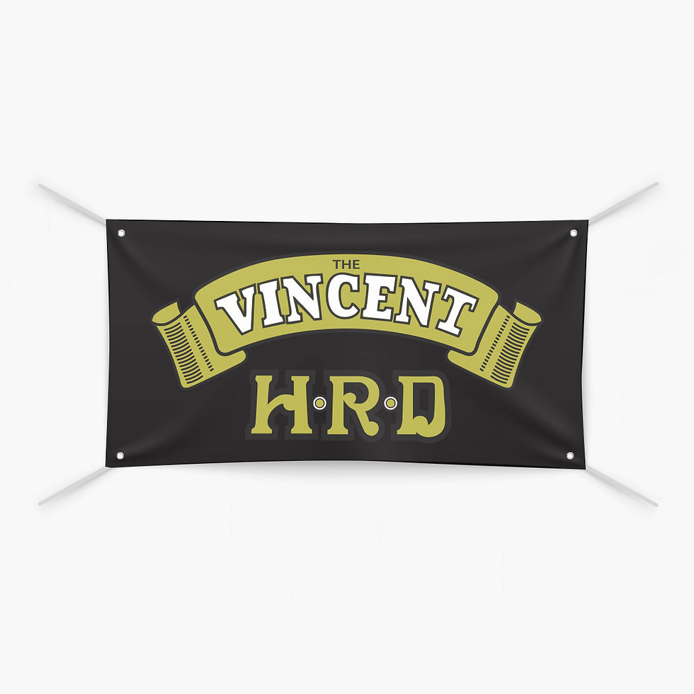Vincent Garage Banner