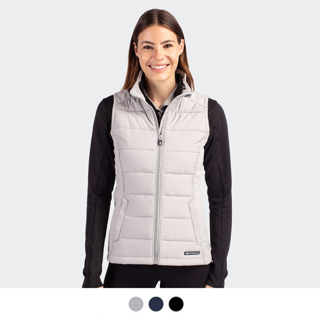 Cutter & Buck Evoke Womens Hybrid Vest