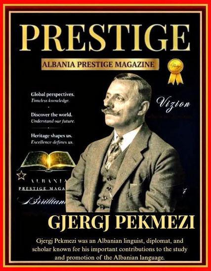 Prof. GJERGJ PEKMEZI (23 prill 1872 – 24 Shkurt 1938). Albanologu studiuesi i gjuhes shqipe.