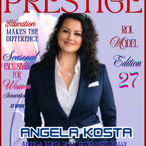 Angela Kosta shkrimtarja dhe gazetarja që frymëzon.