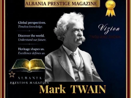 MARK TWAIN
Njeriu që i dha Amerikës zërin e saj letrar.