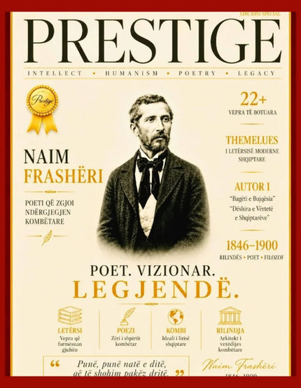 Sot datëlindja e Naimit, "zemër trimit"
"Ti Shqipëri, më jep nder, më jep emrin shqipëtar,
Zemrën ti ma gatove, plot me dëshirë e me zjarr."