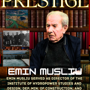 Emin Musliu: Inxhinier, Projektuesi dijetari  i Hidroenergjetikës Shqiptare.