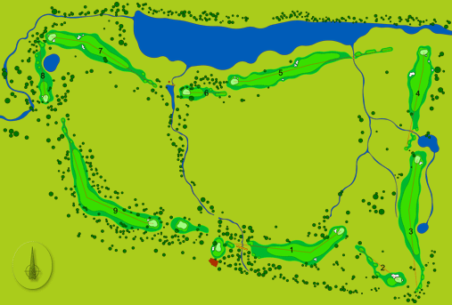 Kranspoort Golf Course Layout, Kranspoort Golf Club, Mpumalanga, Middelburg, Groblersdal