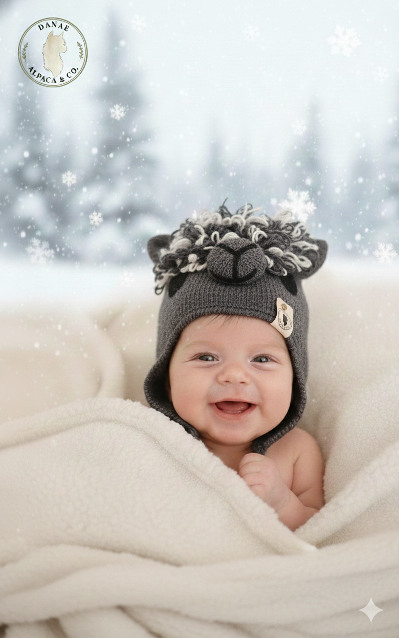 Thumbnail: Alpaca Kids - Alpaca Hat with Ear Flaps