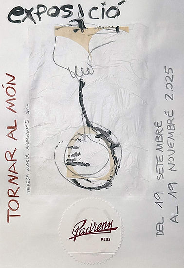 Cartell Exposició Teresa Maria Aragonés a Espai Art de Confiteria Padreny de Reus