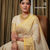 Thumbnail: ~VARU~ Pure handwoven Tissue Kasavu saree with yellow color selvedge