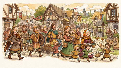 Who were the Goths, Vandals, Franks and Anglo Saxons?