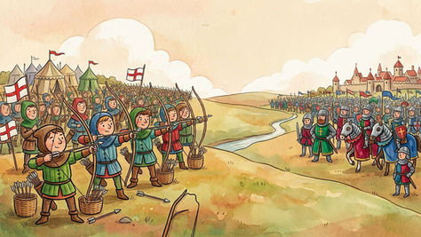 The Battle of Crecy 1346