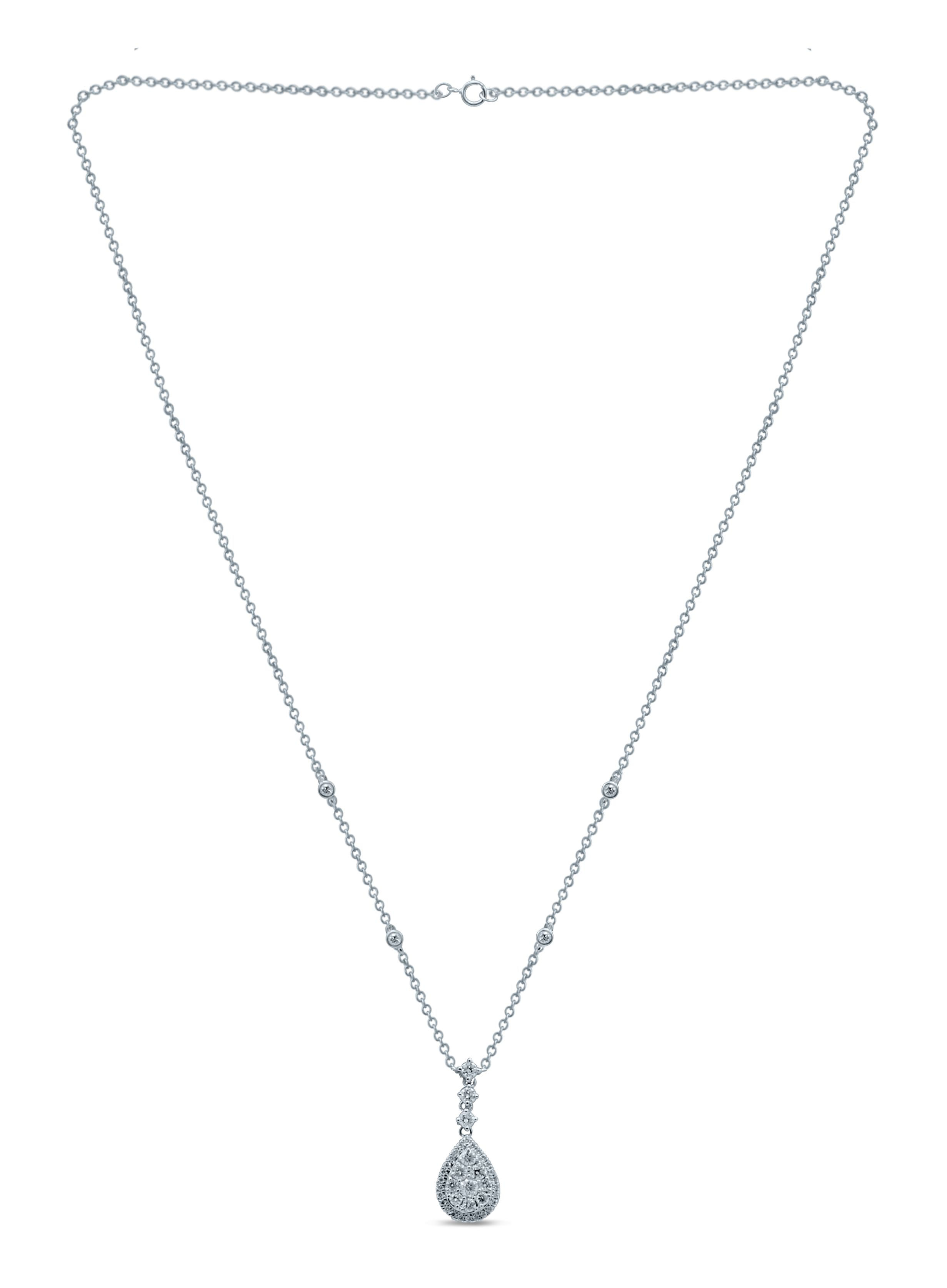 14K 1.00CT Diamond NECKLACE