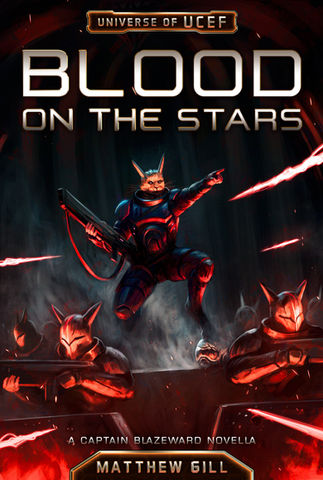 Military science fiction Blood on the Stars book cover