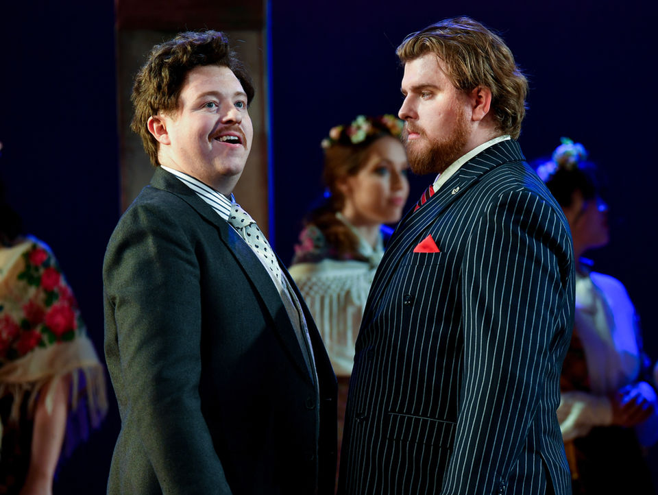 As Count Almaviva with Ross Fetes as Figaro in Mozart's The Marriage of Figaro