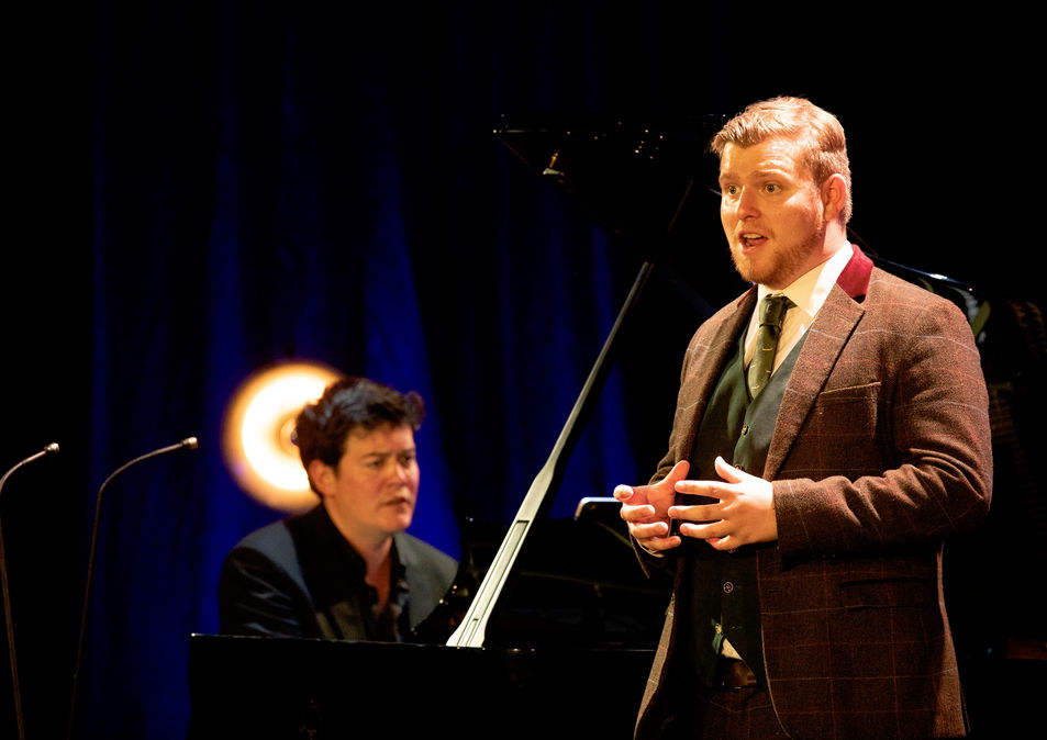 Baritone Sam Hird and pianist James Baillieu at the 2023 Verbier Festival