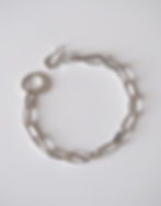 Silver Chain Bracelet / NAVAJO