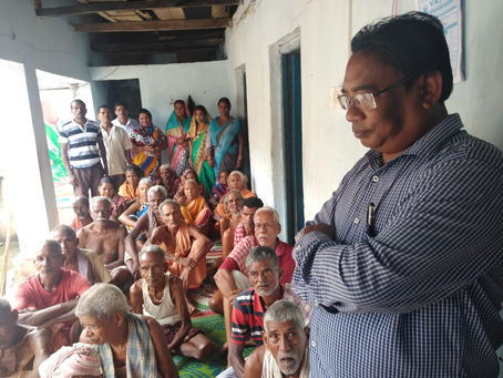 DSSO Deogarh Visited Sendha Senior citizen home Deogarh.