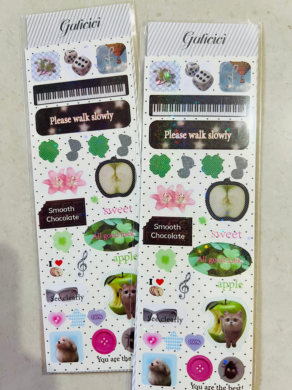 Thumbnail: Galicici Cute Apple Deco Stickers 