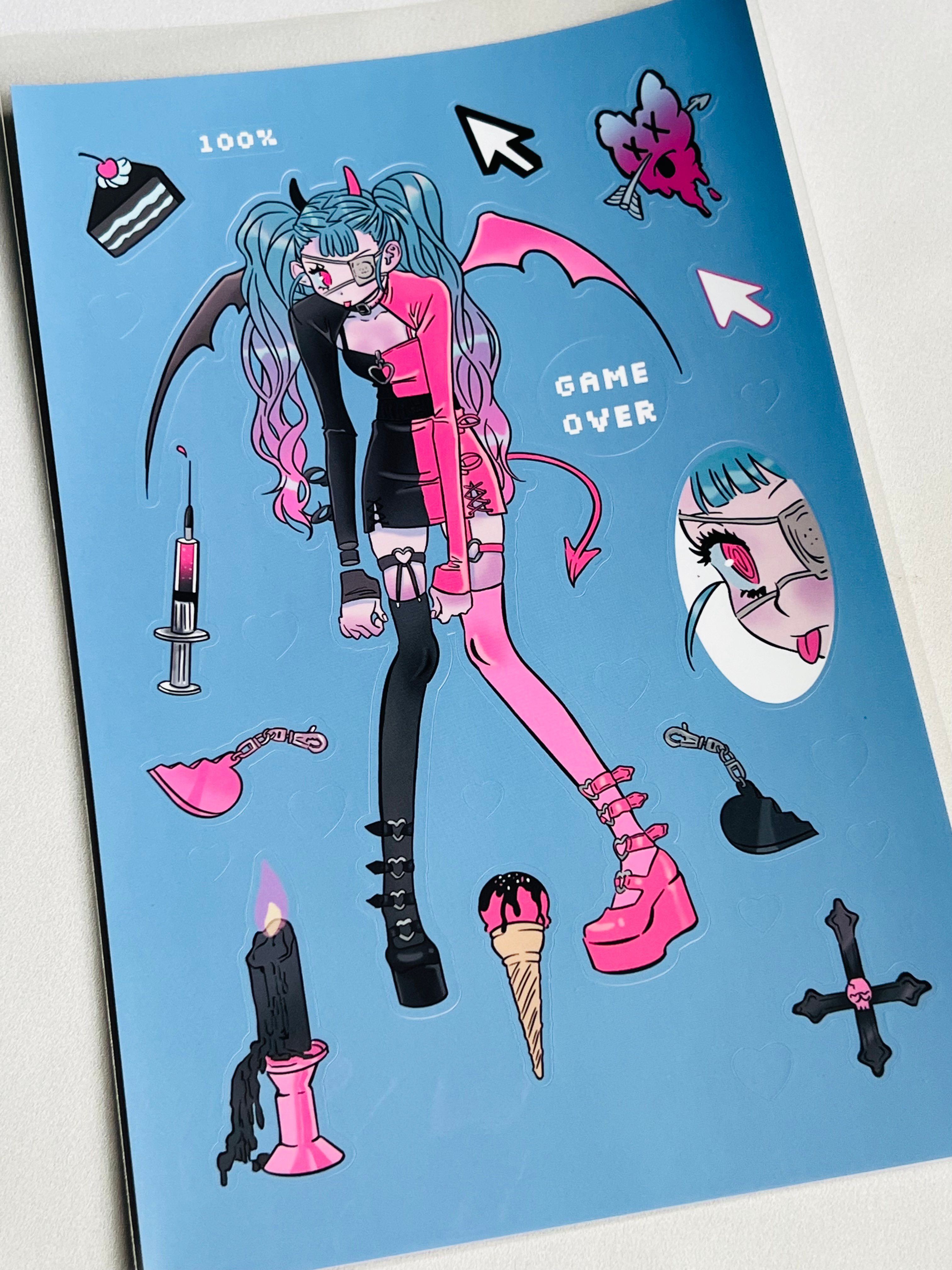 Game Domi World Sticker 