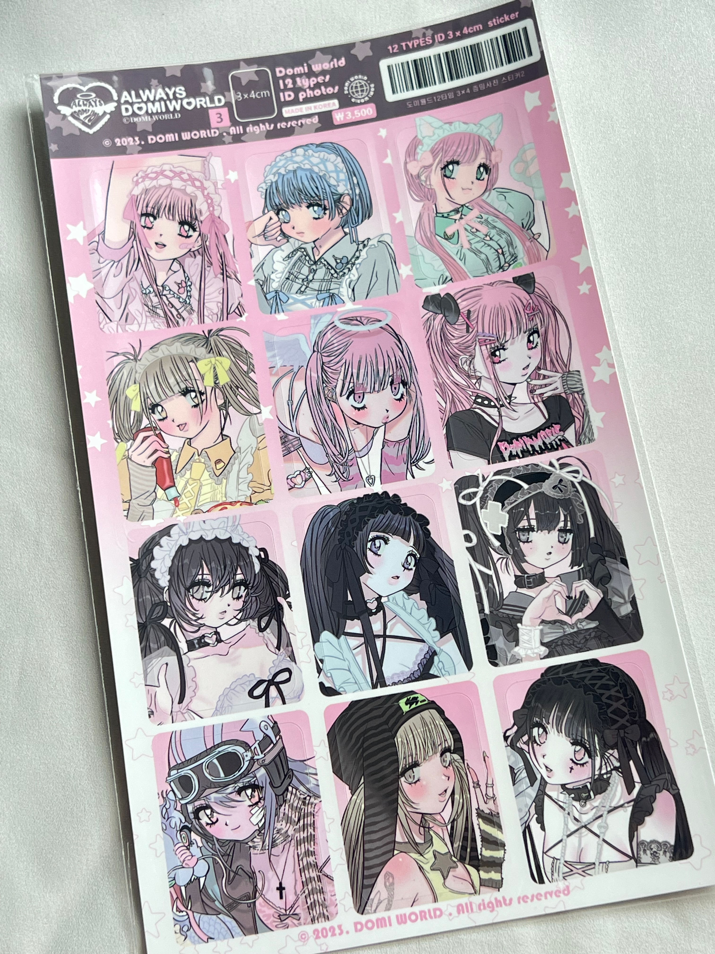 Domi World  12 Type ID Photo Ver 3