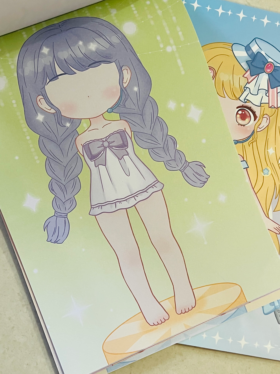 Thumbnail: Babydoll Make Up and Dress Sticker Book (25.5 cm x 17 cm 