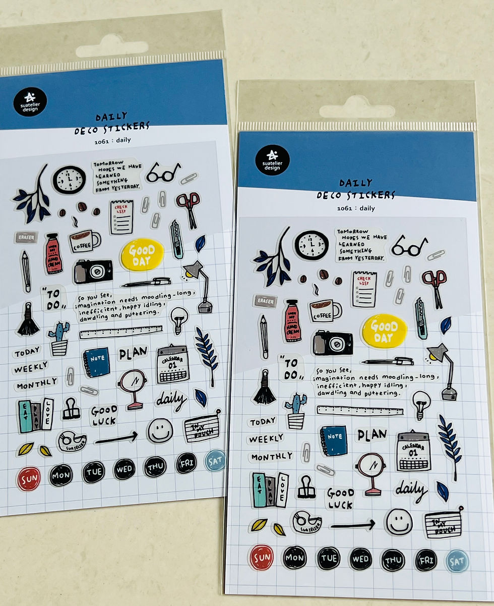 Thumbnail: Suatelier Daily Deco Sticker Daily #1061