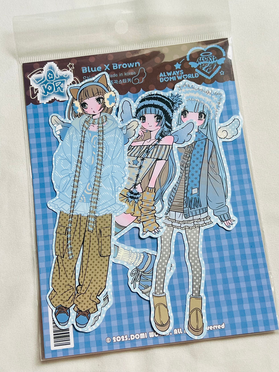 Thumbnail: Domi World Blue x Brown Sticker 