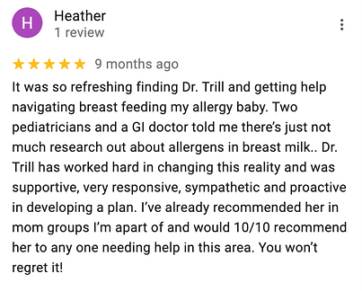 dr trill-free to feed-breast milk-milk-breast-allergen-breastfeeding-allergies-baby-infant
