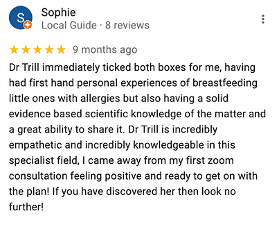 dr trill-free to feed-breast milk-milk-breast-allergen-breastfeeding-allergies-baby-infant