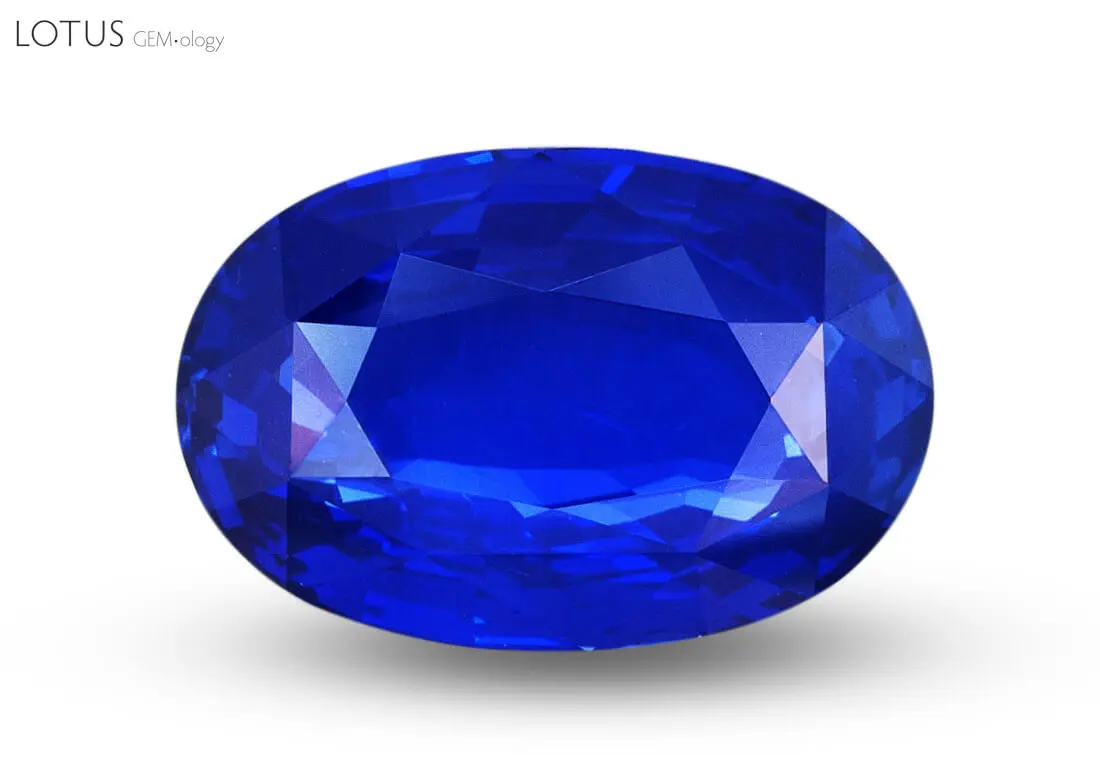 Zafiro oval velvet blue