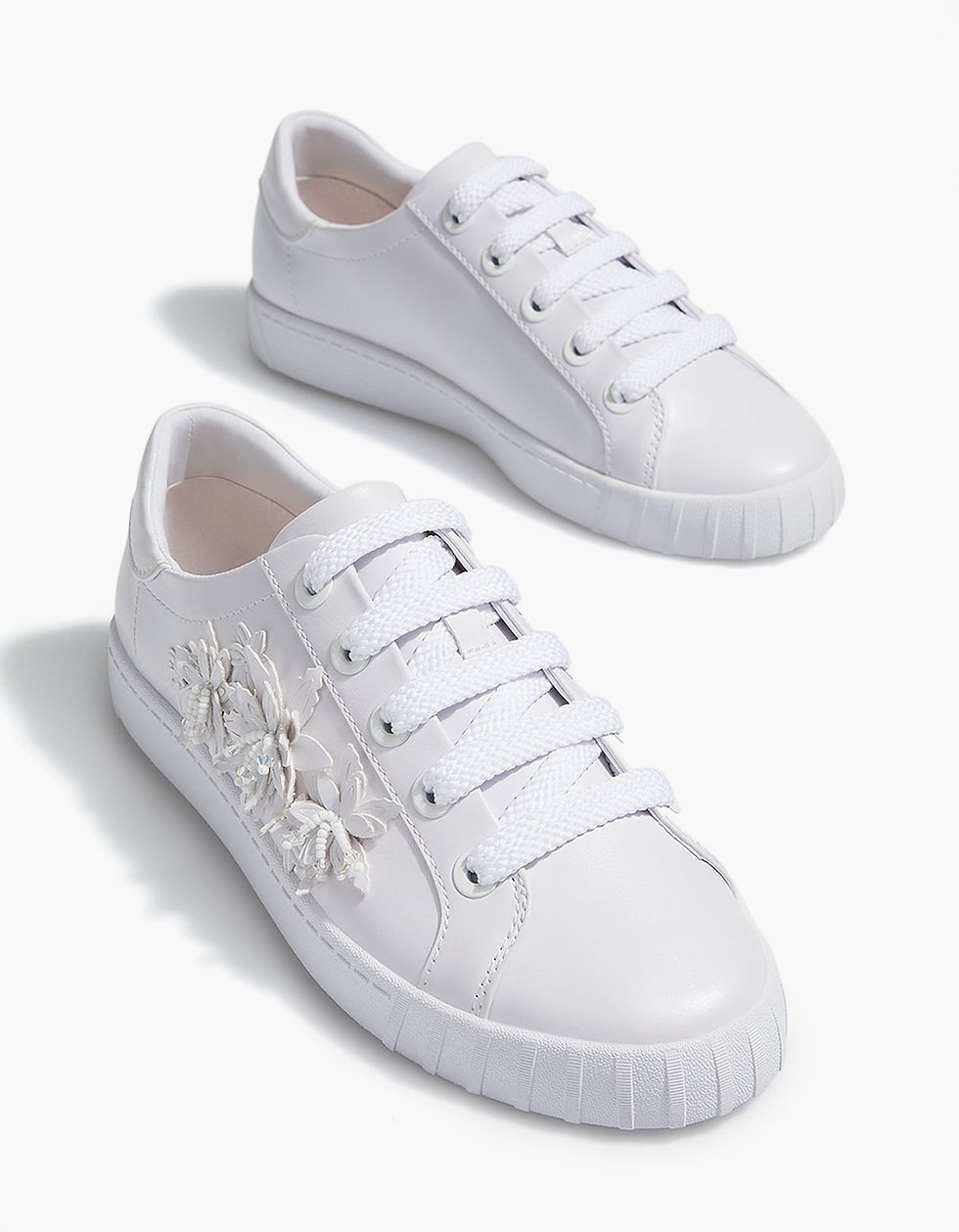 Stradivarius floral plimsolls - The Wardrobe Edit