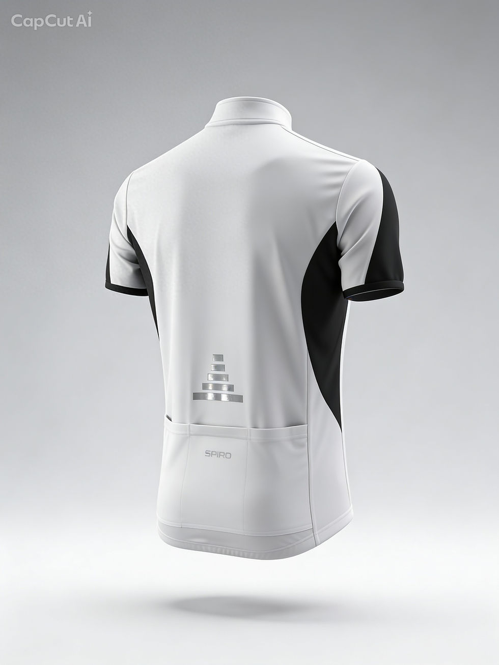 Thumbnail: Back view of the white and black FAST FLY JACKET.