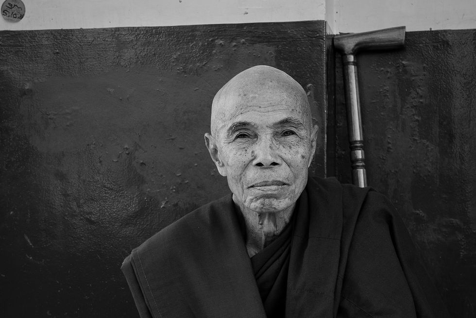Buddhist monk in myanmar