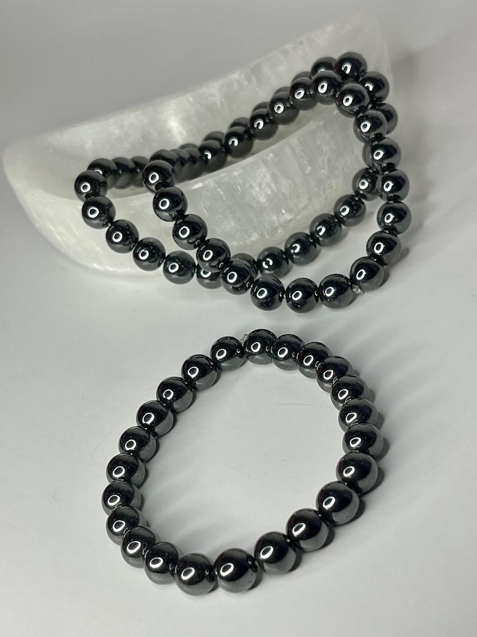 Thumbnail: Hematite 8mm Bracelets