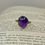 Thumbnail: Amethyst Sterling Silver Ring | US Size 5.5