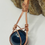 Thumbnail: Blue Goldstone Fidget Copper Necklace