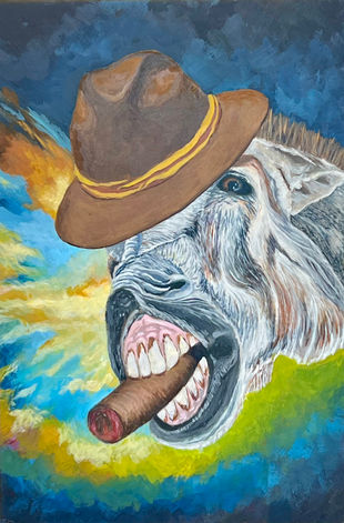 Inspired by a visit to the donkey sanctuary in Aruba.