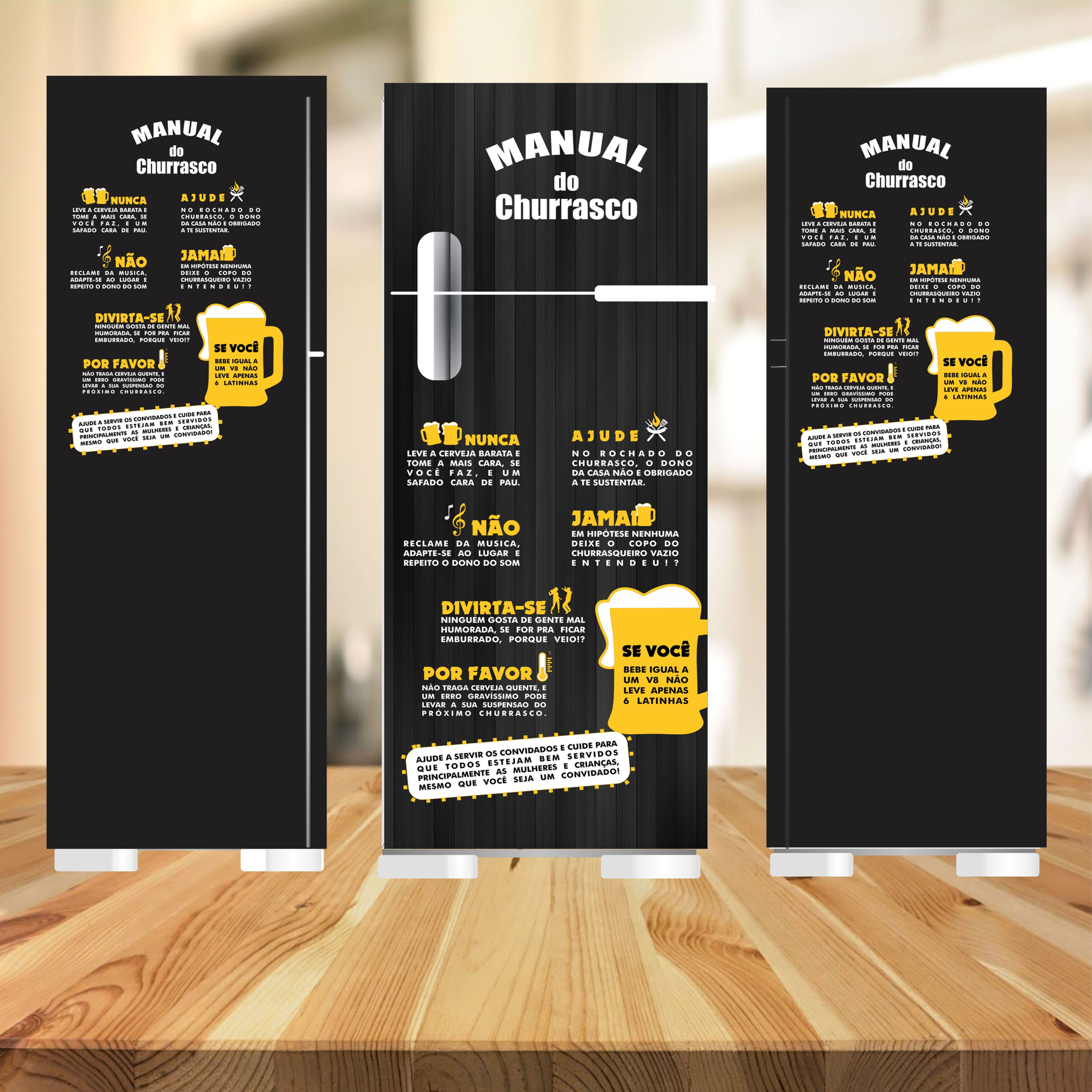 Adesivo Decorativo Geladeira Bebidas 230