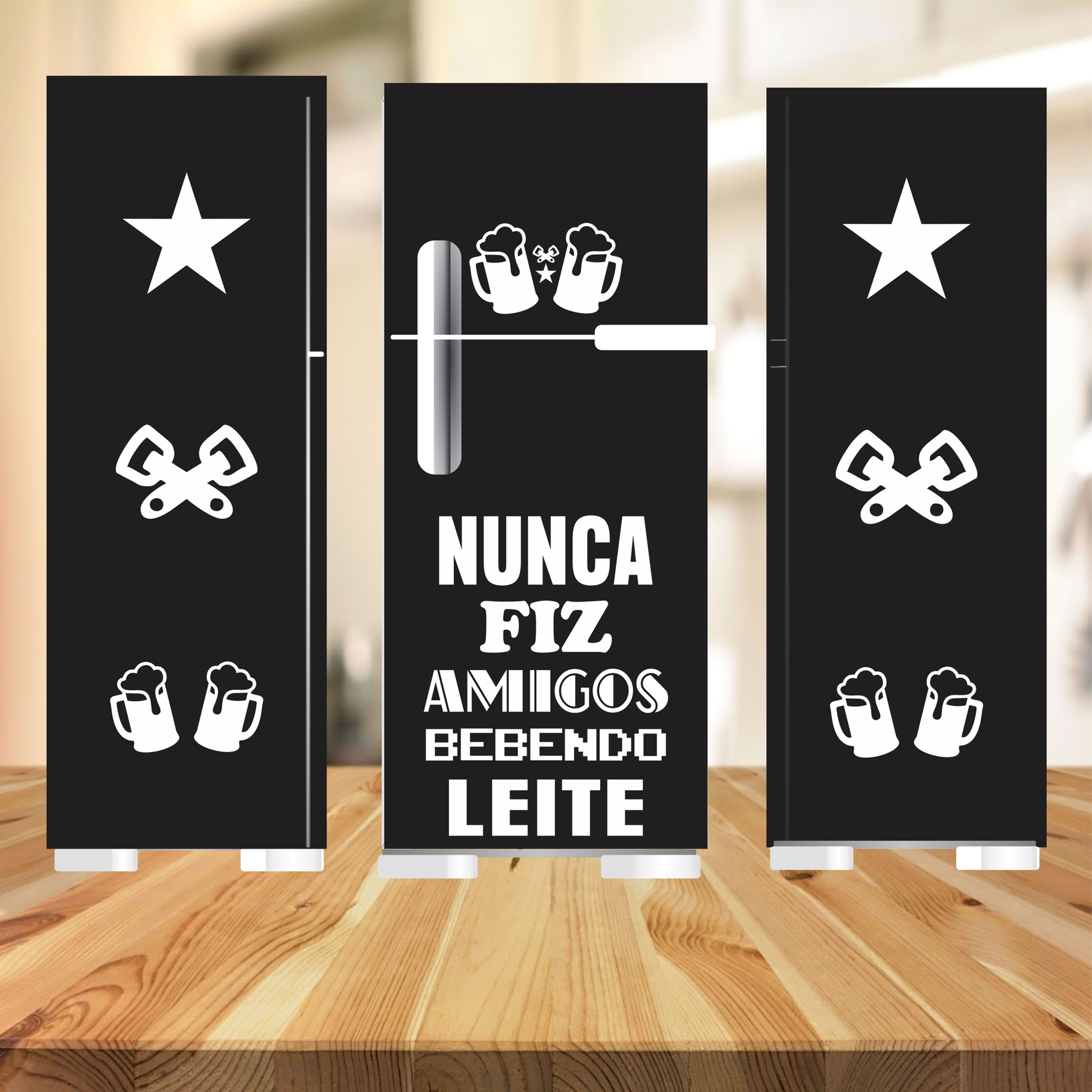 Adesivo Decorativo Geladeira Bebidas 201