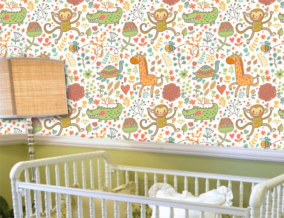 Papel de parede Infantil Animais 080