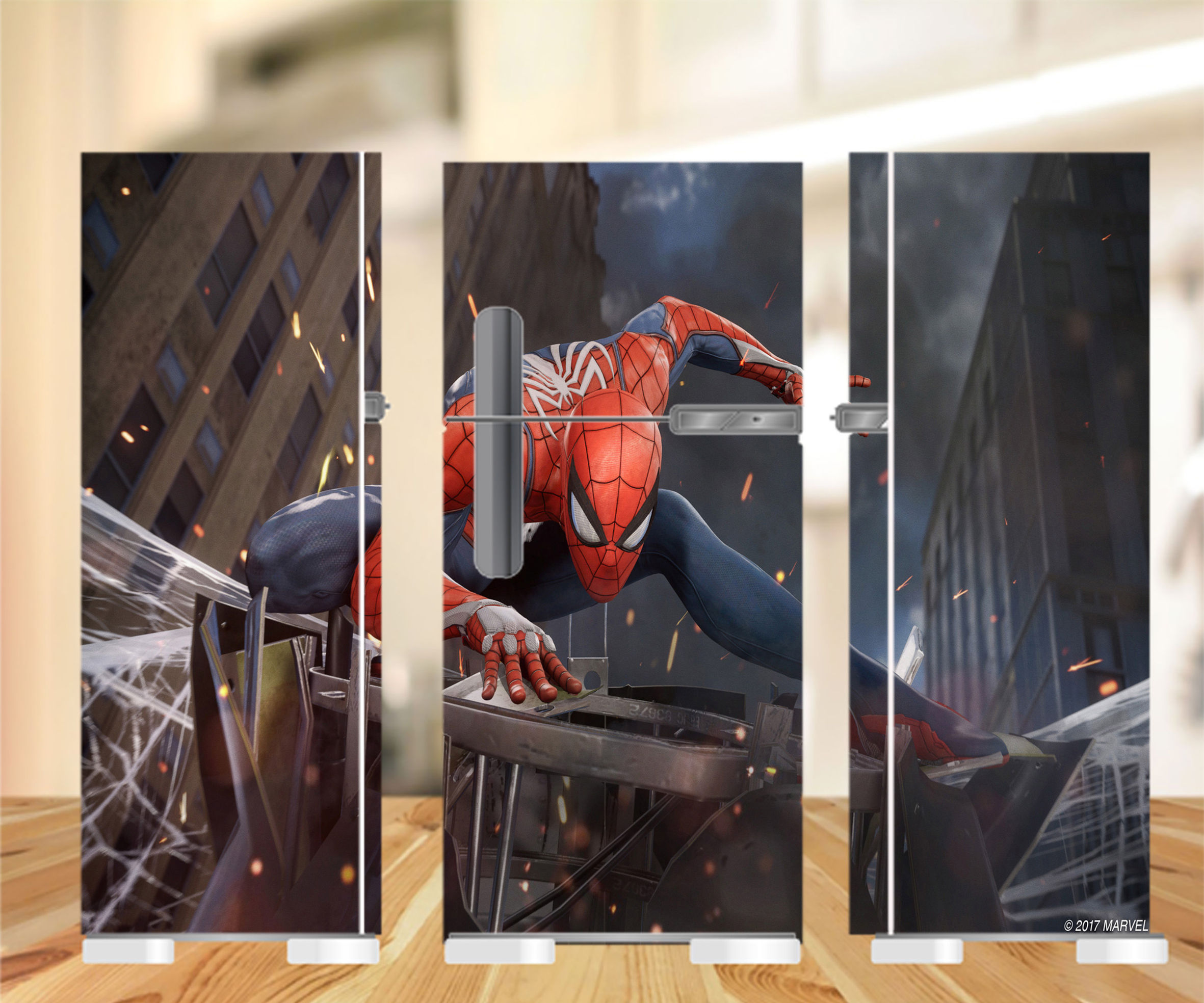 Adesivo Decorativo Geladeira  Herói 24