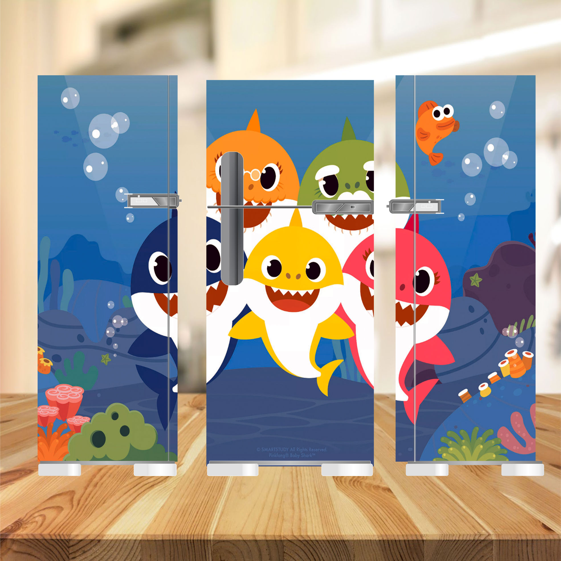 Adesivo Decorativo Geladeira Desenhos 64