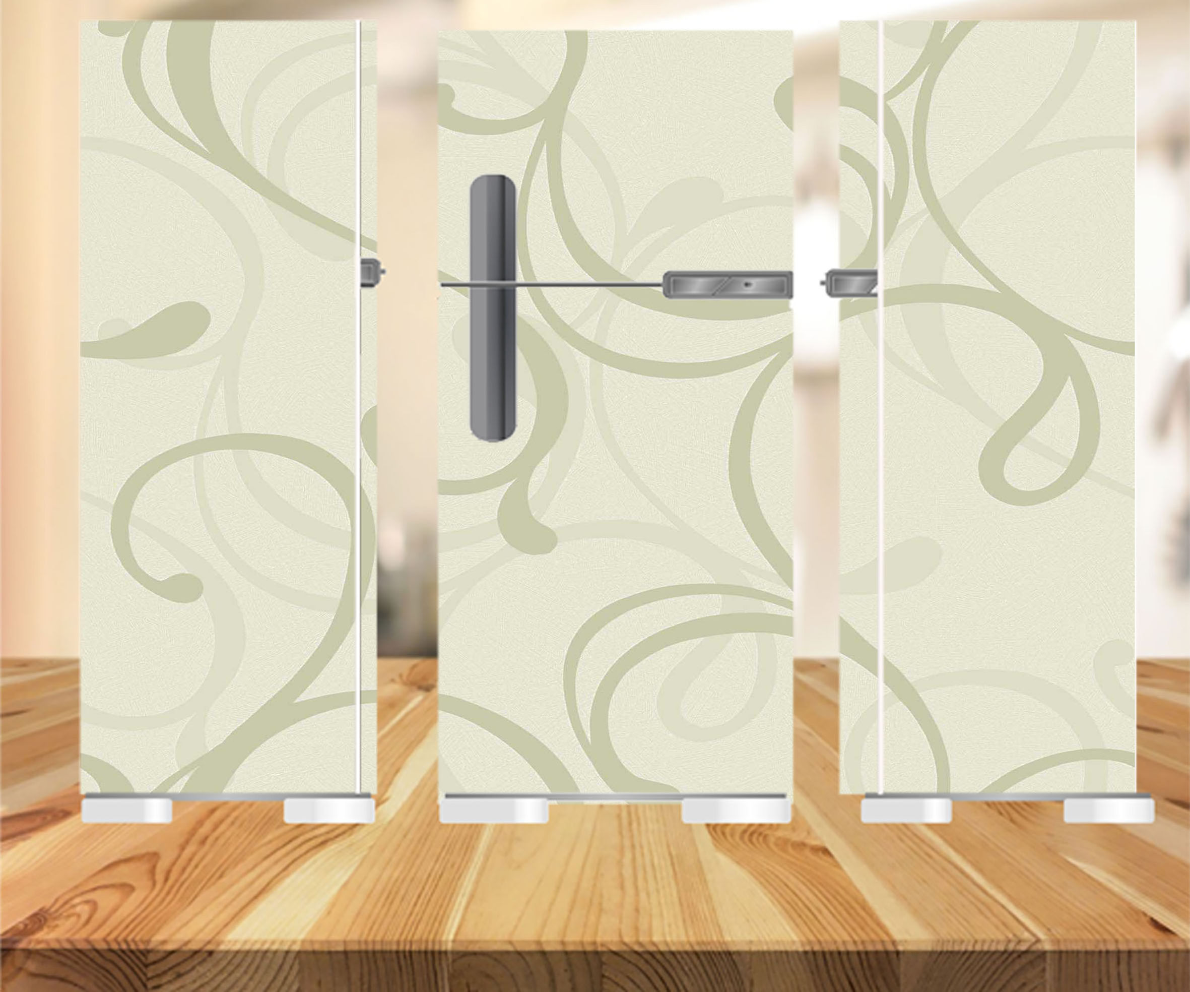 Adesivo Decorativo Geladeira Abstrato 55