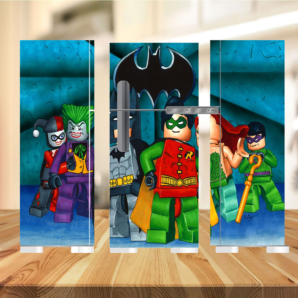 Adesivo Decorativo Geladeira Gamers 387