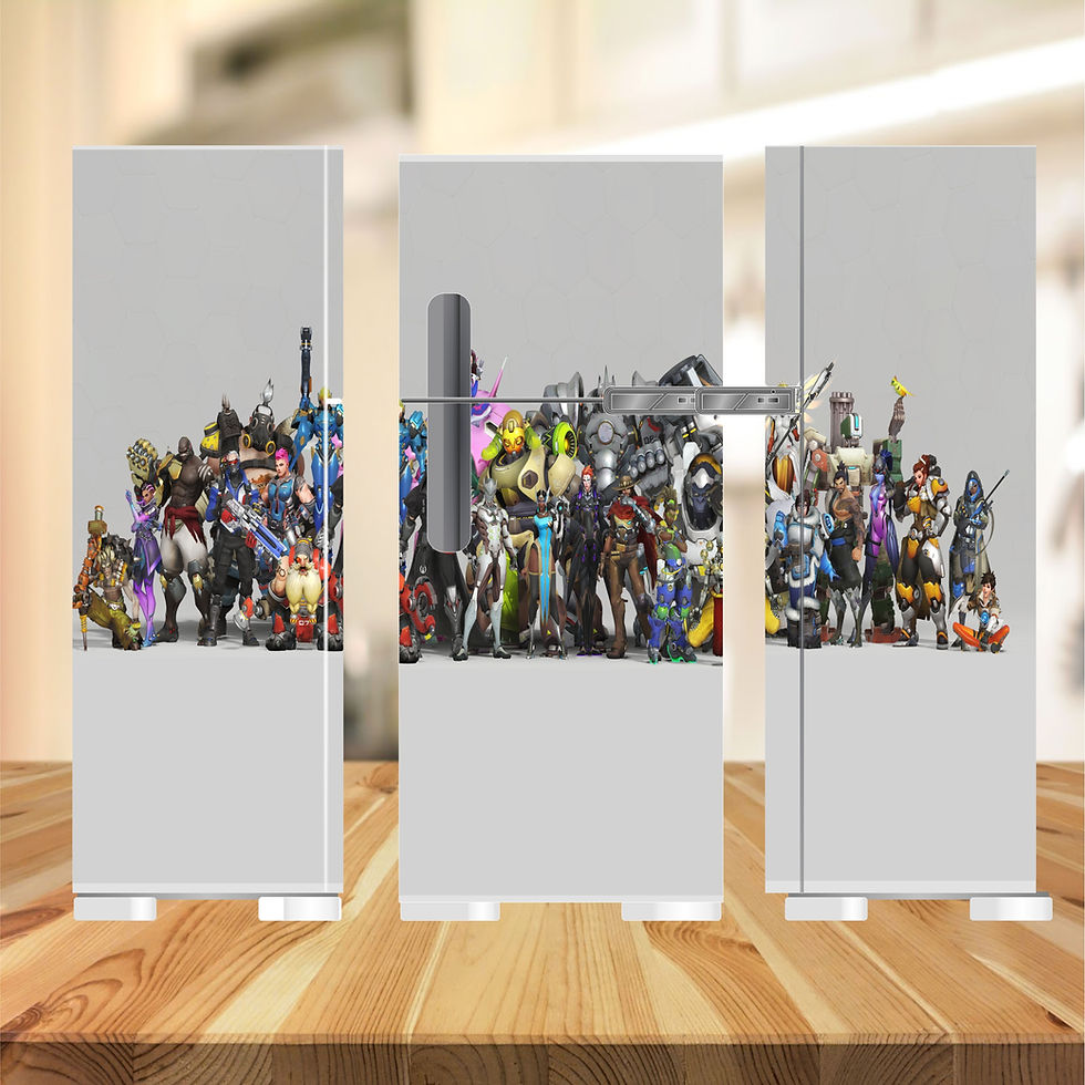 Adesivo Decorativo Geladeira Gamers 406