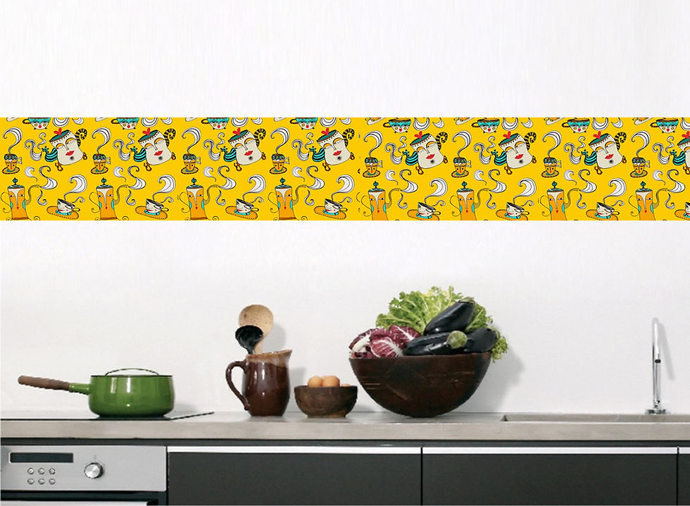 Kit 04 faixas border Cozinha 221